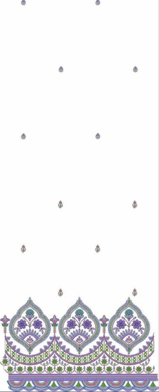 Beads Daman AllOver Design