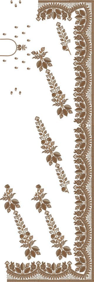 C Pallu Saree Design