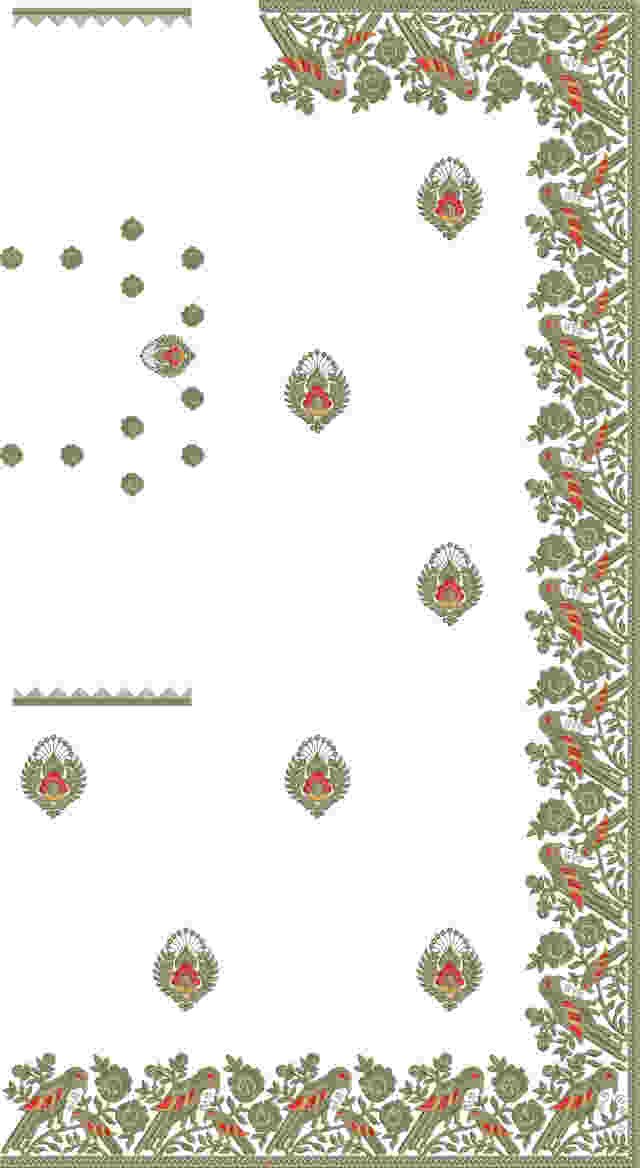C Pallu Saree Design