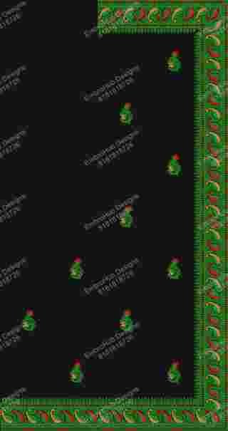 C Pallu Saree Design