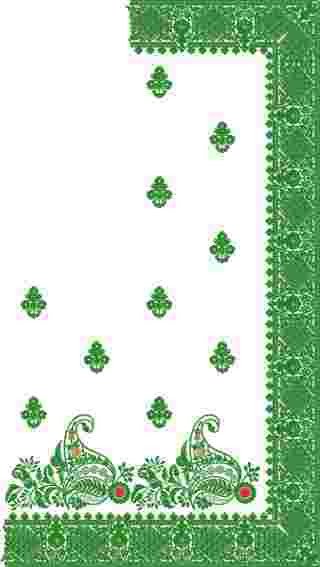 C Pallu Saree Design