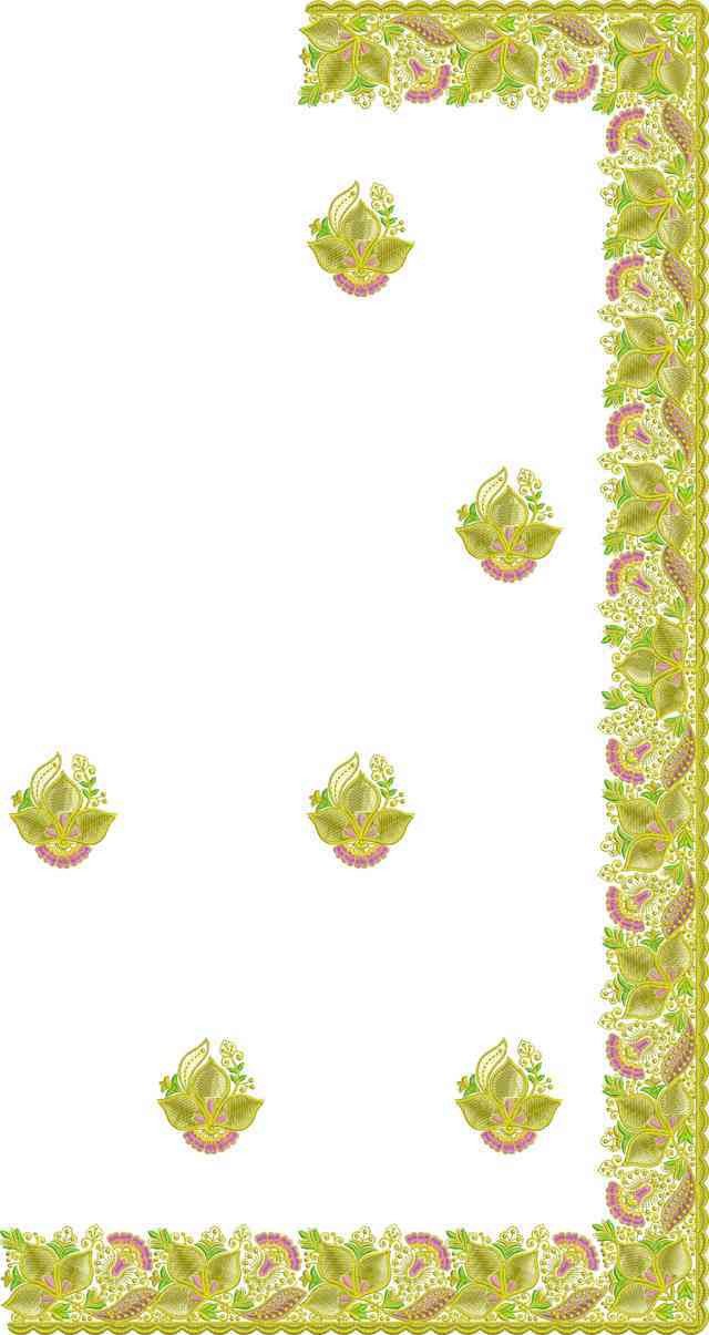C Pallu Saree Design