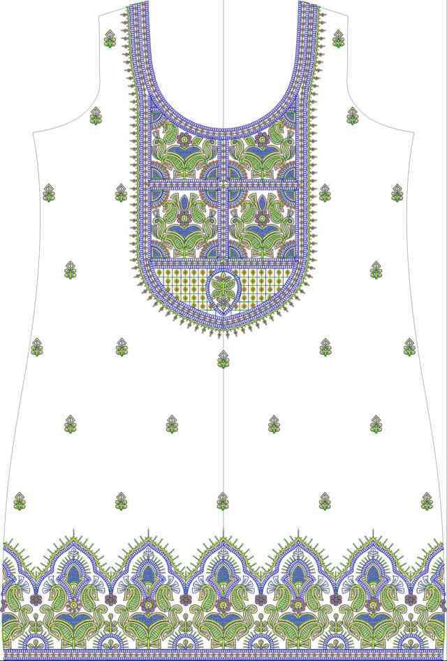 Beads Single Head Dress Design