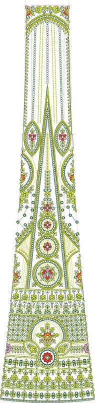 Cording Lehenga Design