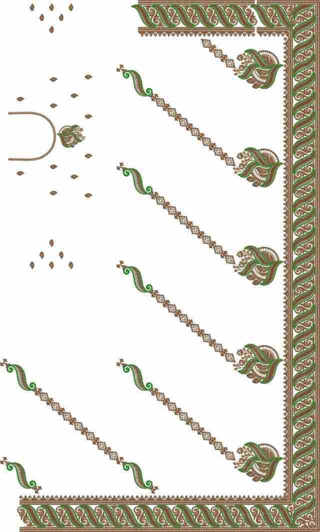 C Pallu Saree Design