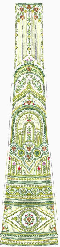 Lehenga Kali Design