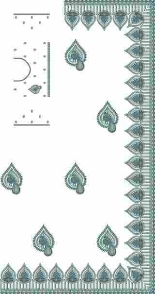 C Pallu Saree Design