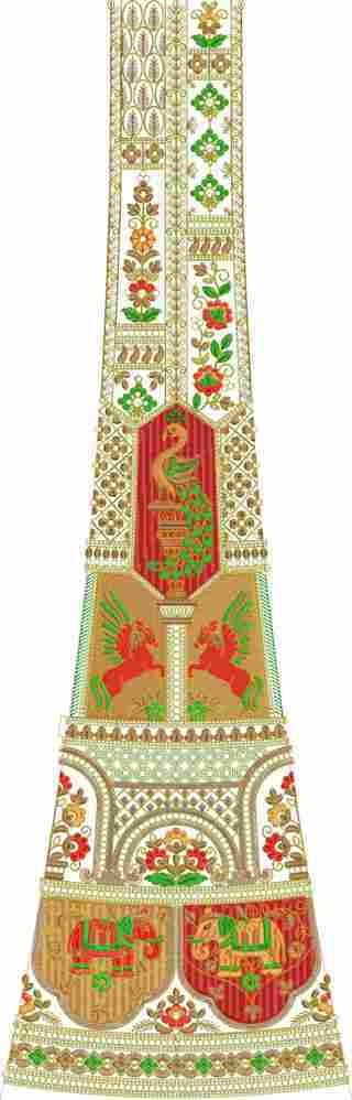 Cording Lehenga Design