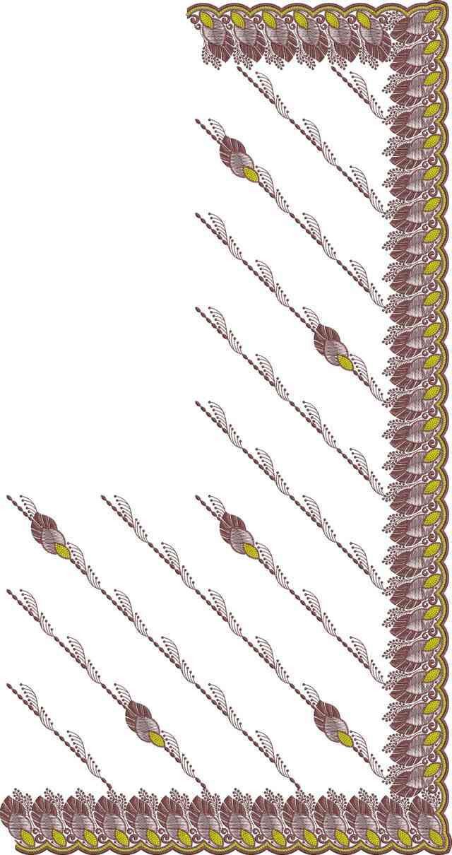 C Pallu Saree Design