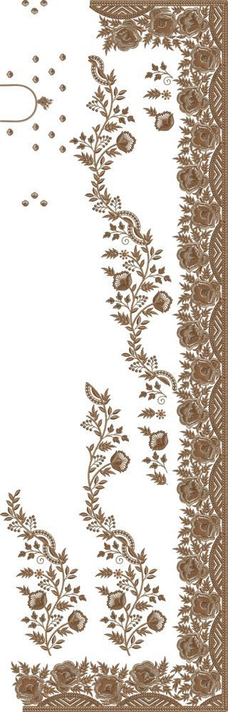 C Pallu Saree Design