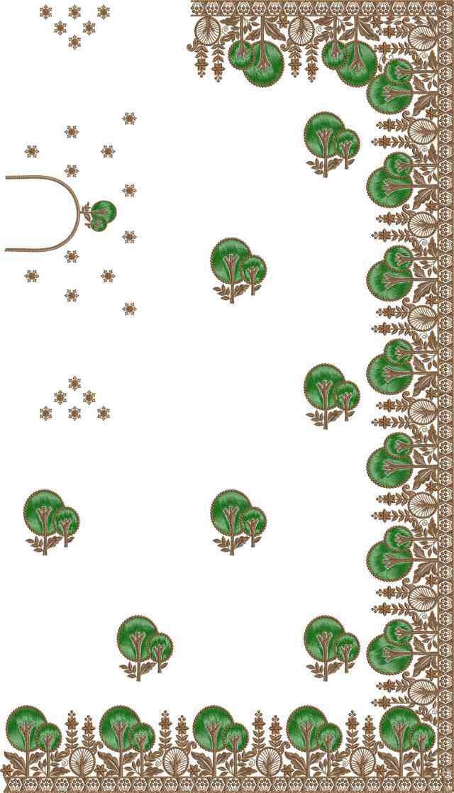 C Pallu Saree Design