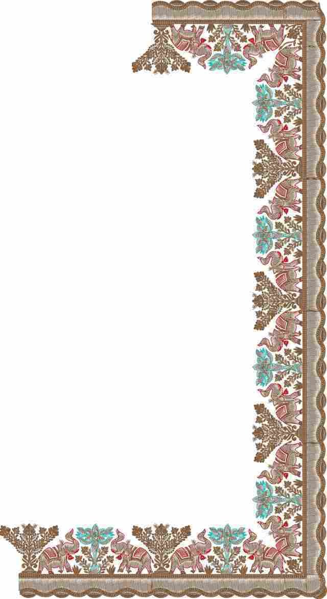 C Pallu Saree Design