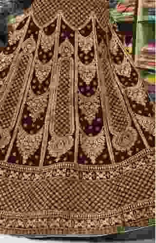 Cording Lehenga Design