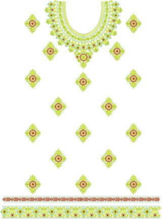 Cording Single Head Dress Design