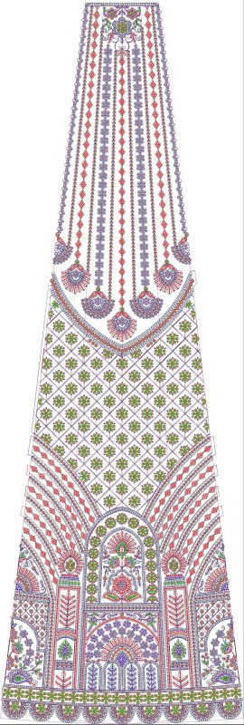 Beads Lehenga Design