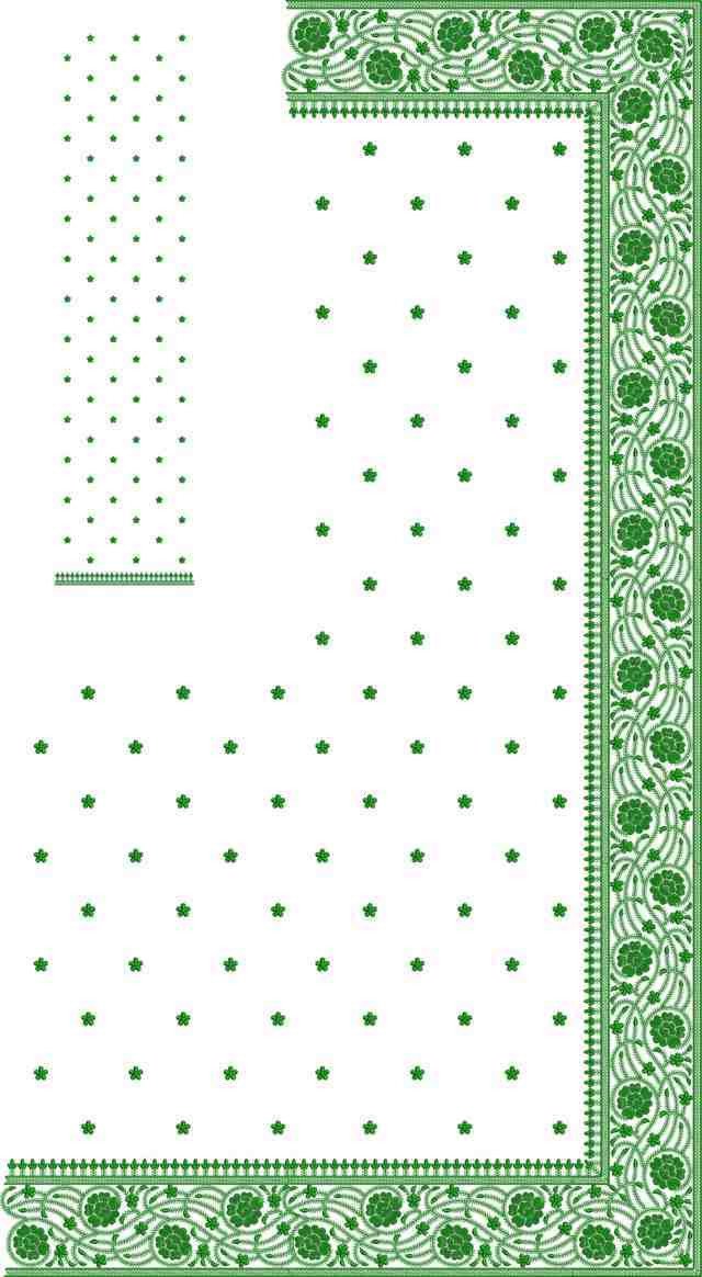 C Pallu Saree Design