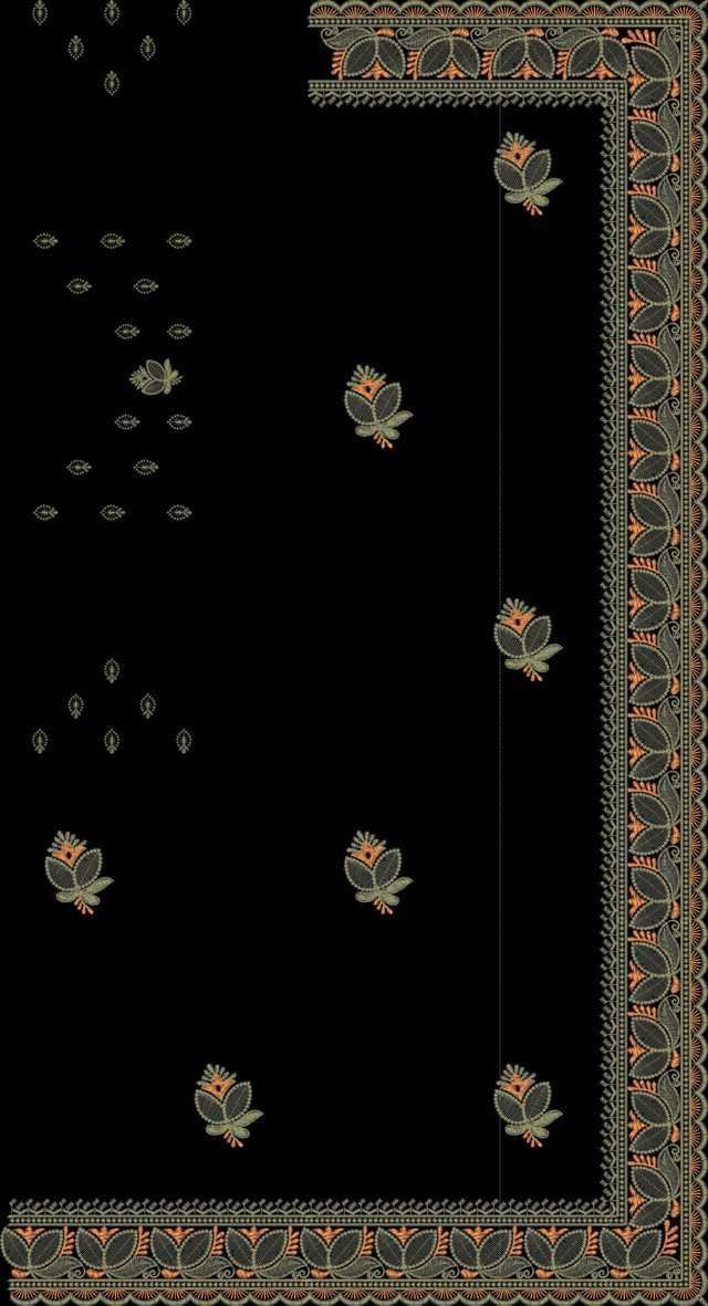 C Pallu Saree Design