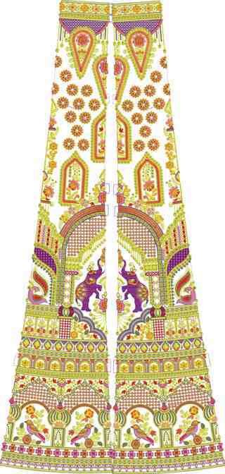 Cording Lehenga Design