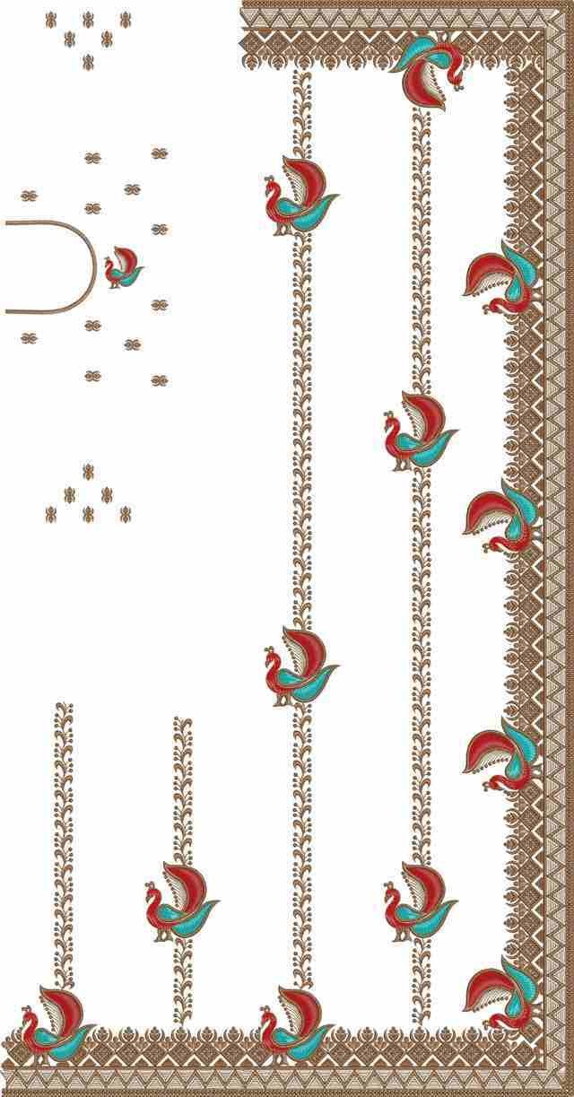 C Pallu Saree Design