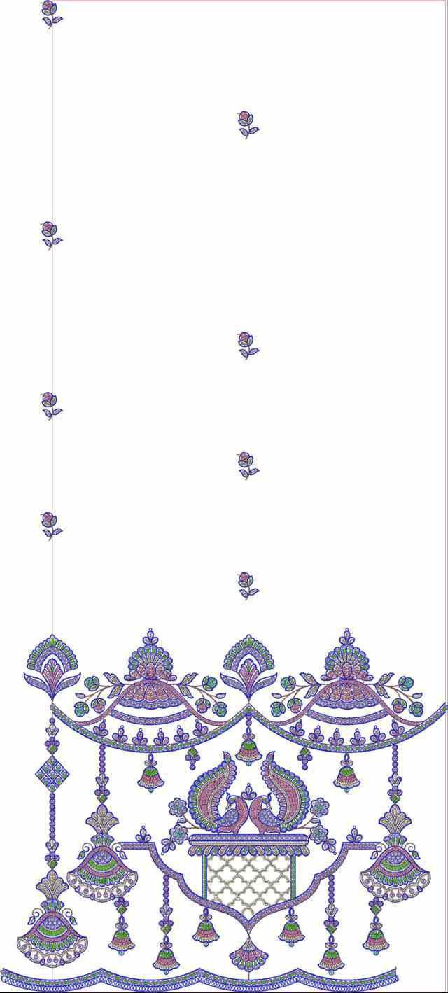 Beads Daman AllOver Design