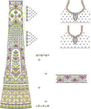 Cording Lehenga Full Set Design