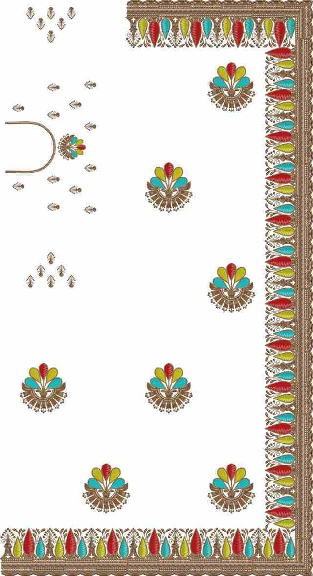 C Pallu Saree Design