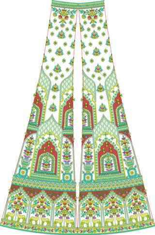 Cording Lehenga Design