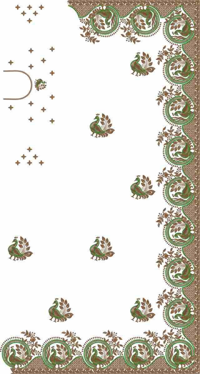 C Pallu Saree Design