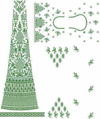 Cording Lehenga Design