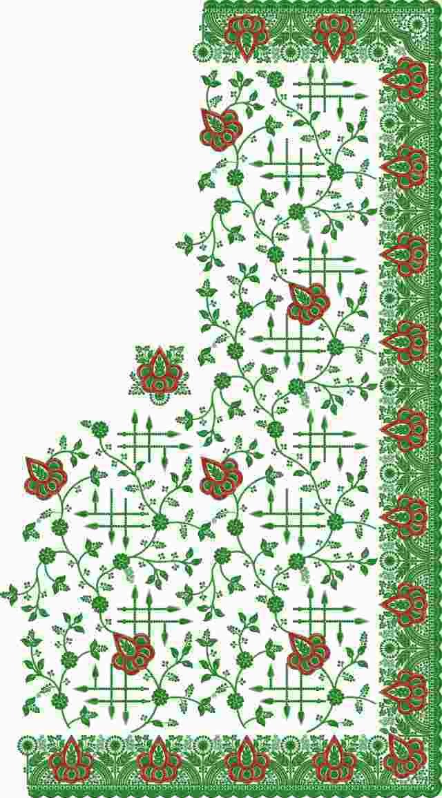 C Pallu Saree Design