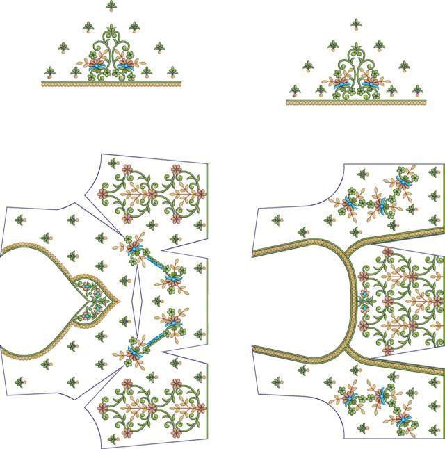 Multi Blouse Design