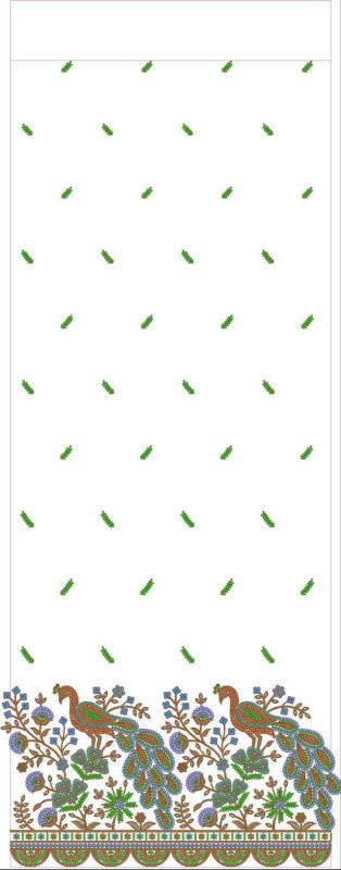 Beads Daman AllOver Design