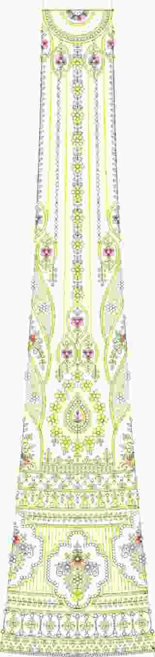 Cording Lehenga Design