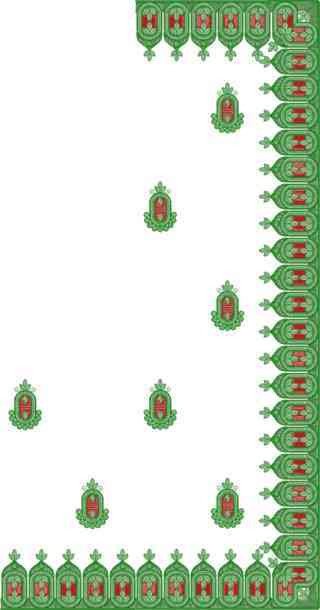 C Pallu Saree Design