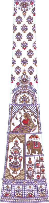 Lehenga Kali Design
