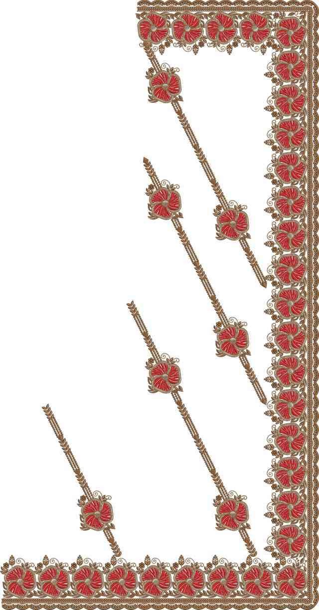 C Pallu Saree Design