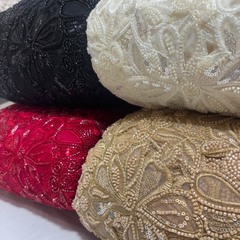 Premium Embroidery Fabric Designs