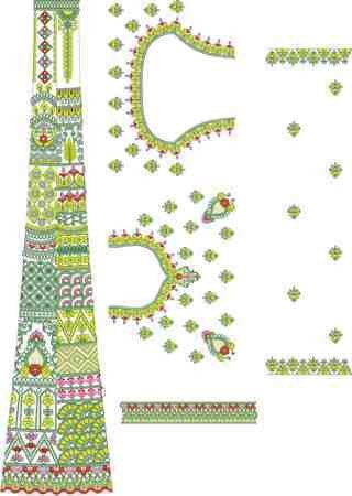 Cording Lehenga Design