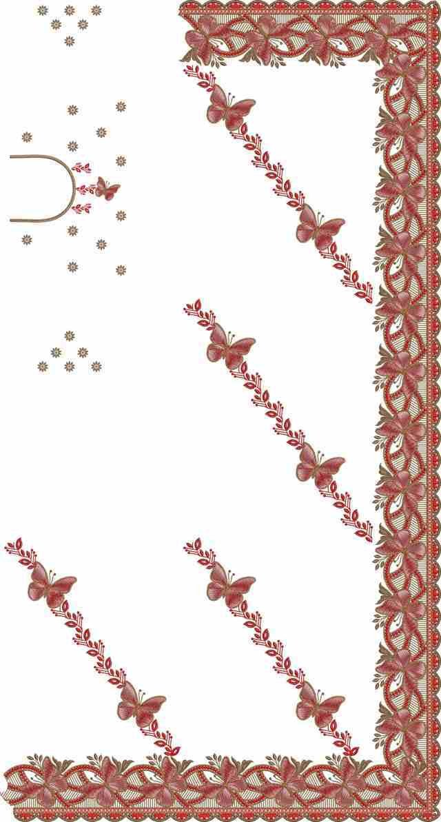 C Pallu Saree Design