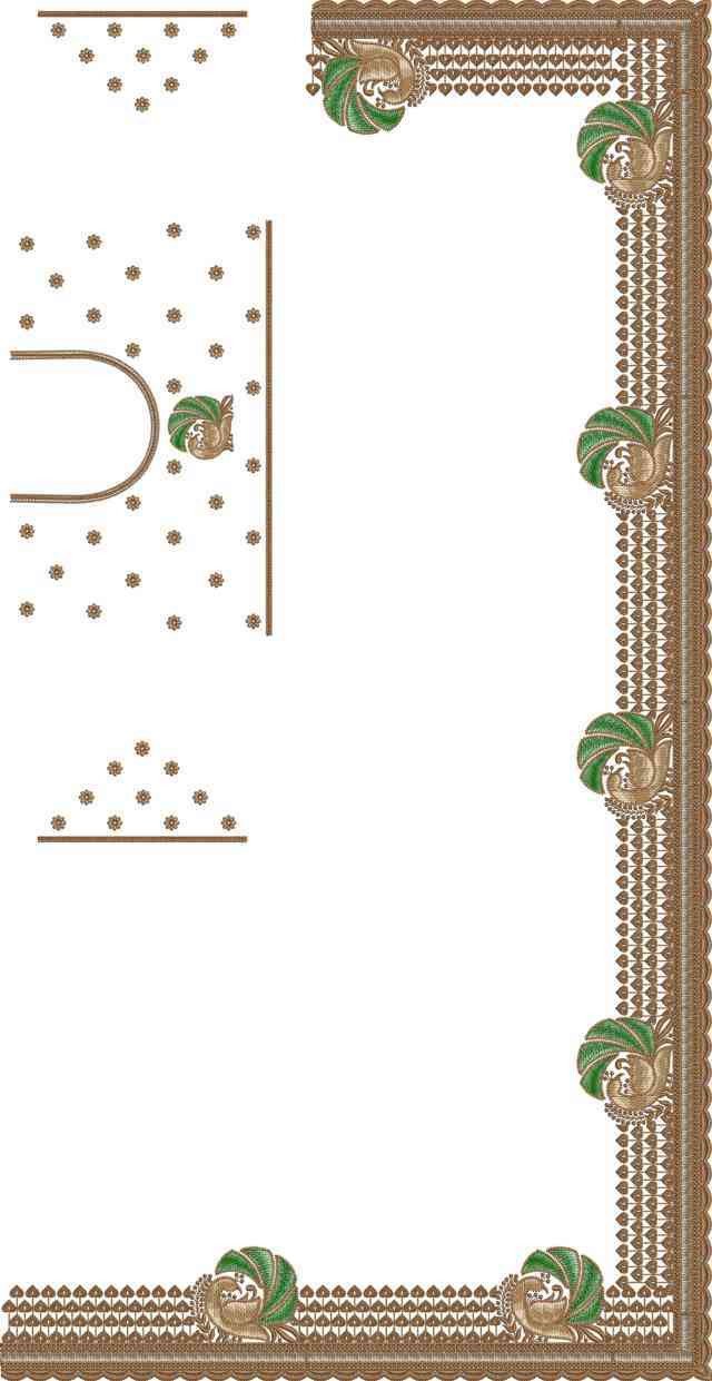 C Pallu Saree Design