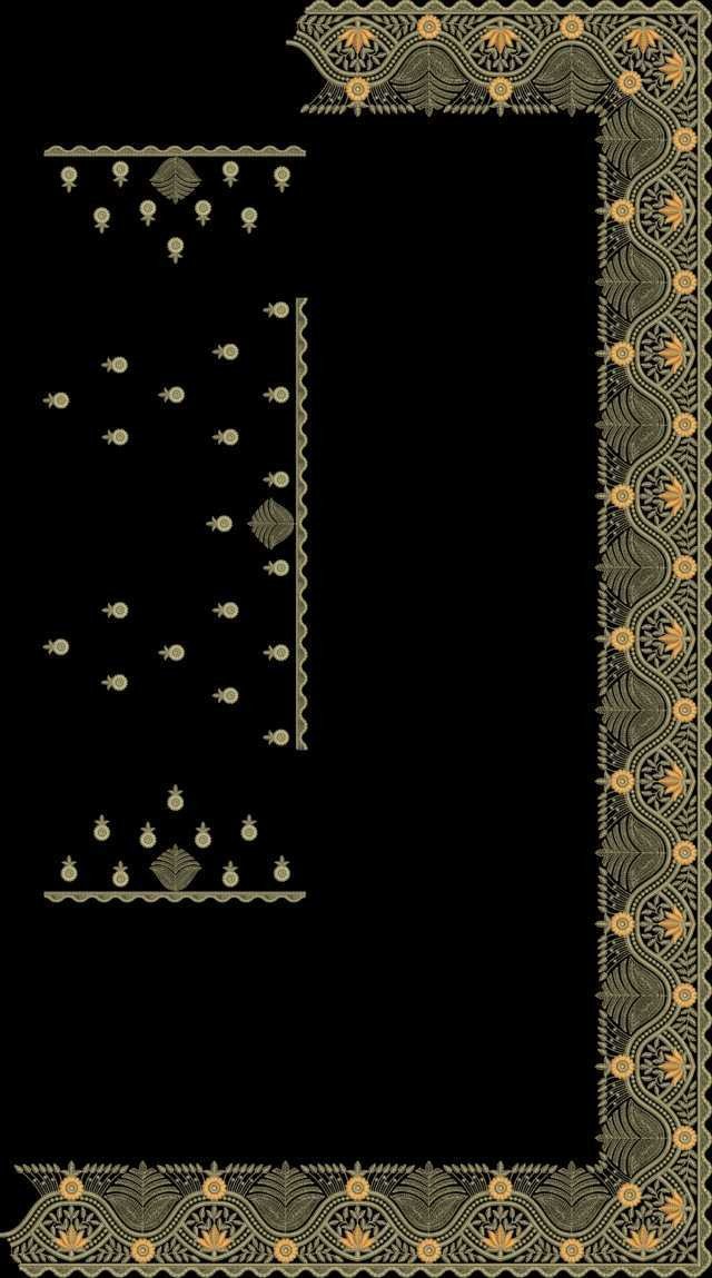 C Pallu Saree Design