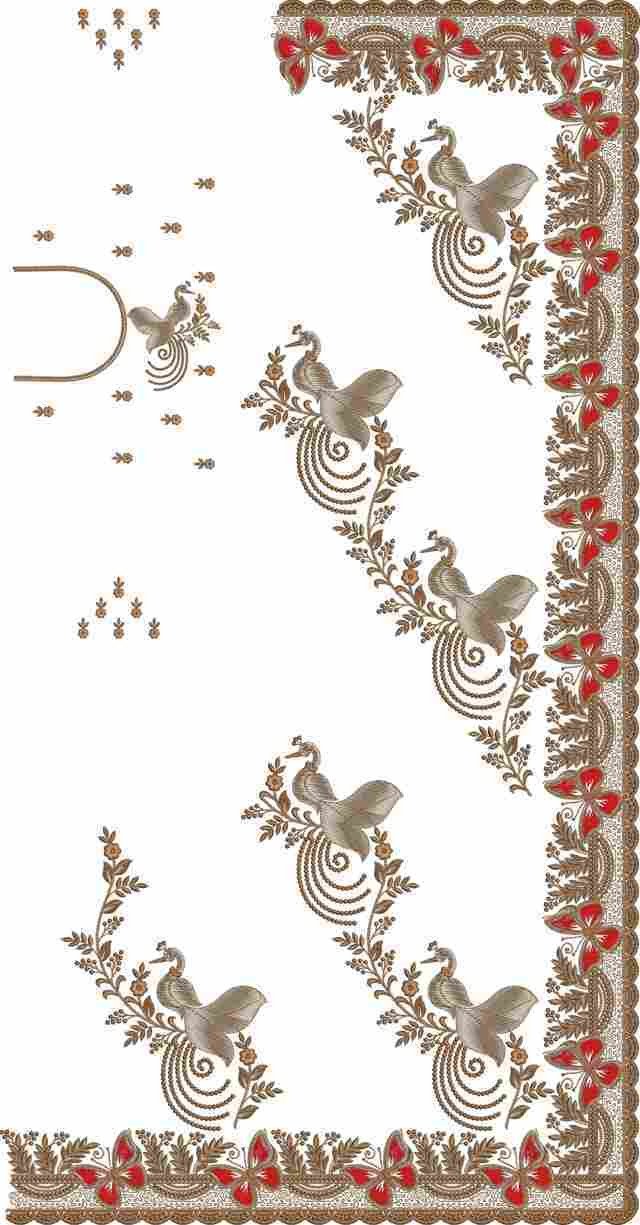 C Pallu Saree Design