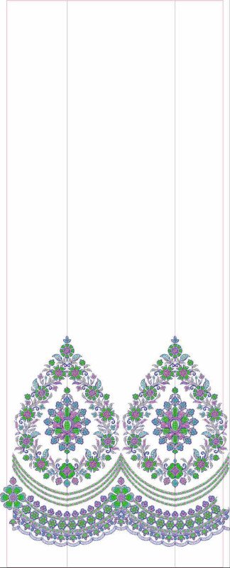 Beads Daman AllOver Design