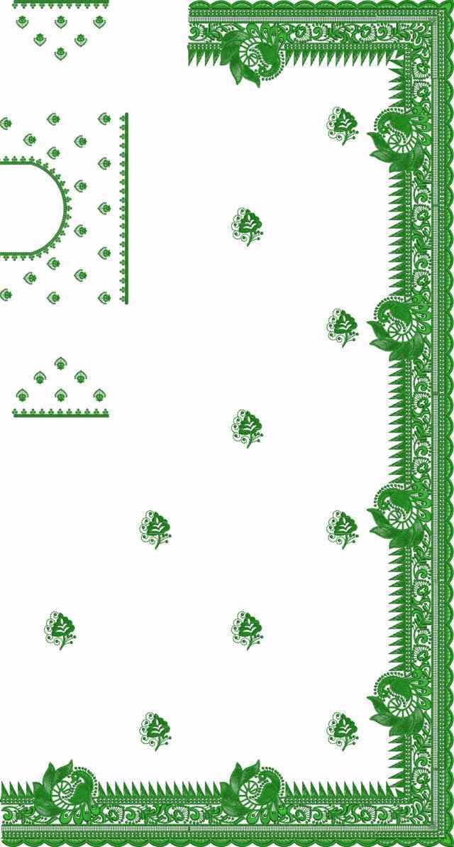 C Pallu Saree Design