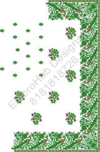 C Pallu Saree Design