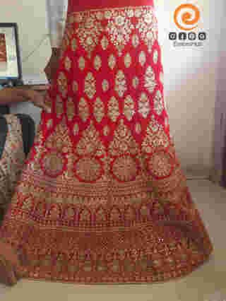 Cording Lehenga Design