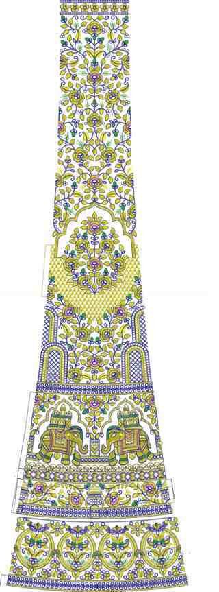 Cording Lehenga Design