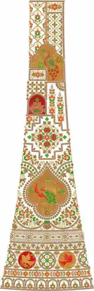Cording Lehenga Design