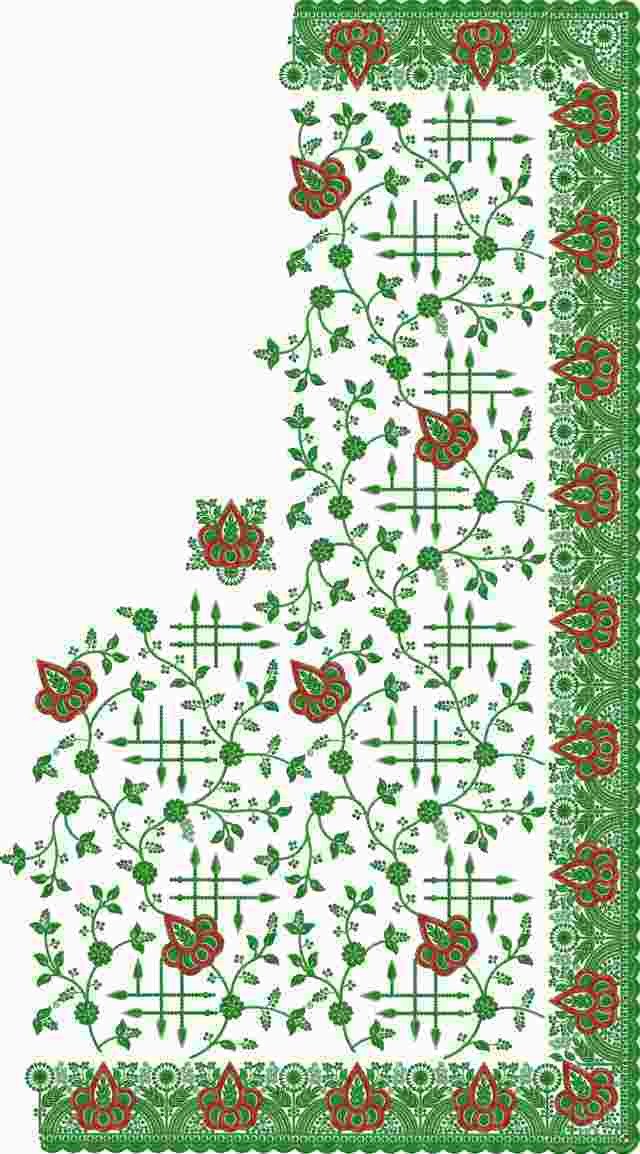 C Pallu Saree Design
