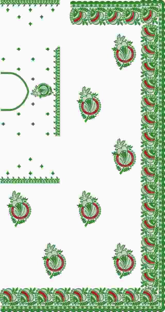 C Pallu Saree Design